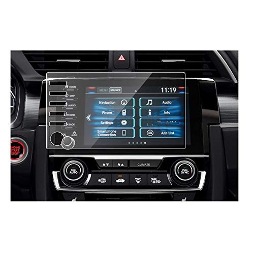 MBSIX Tempered Glass Screen Protector Compatible with 2019-2020 Honda Civic 7-inch Touch Screen HD Clear Scratch-Resistant Anti Glare 2020 Honda Civic Sport EX EX-L Touring