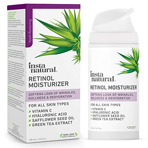 InstaNatural Retinol Moisturizer Anti Aging Night Face Cream - Face Neck Wrinkle Lotion - Reduce Appearance of Wrinkles Dark Circles Fine Lines Acne - Vitamin C Hyaluronic Acid Complex - 3-4 oz InstaNatural Retinol Moisturizer Anti Aging Night Face Cream - Face Neck Wrinkle Lotion - Reduce Appearance of Wrinkles Dark Circles Fine Lines Acne - Vitamin C Hyaluronic Acid Complex - 3-4 oz