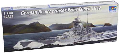 Trumpeter 1/700 German Prinz Eugen Heavy Cruiser 1942 Model Kit