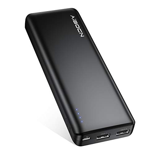 Aibocn Uranus 20000mAh Power Bank Perfect Hand Feeling Portable Charger High Capacity Compact External Battery Pack Fast Charging for iPhone iPad Samsung Galaxy Android Phone Tablet and More Aibocn Uranus 20000mAh Power Bank Perfect Hand Feeling Portable Charger High Capacity Compact External Battery Pack Fast Charging for iPhone iPad Samsung Galaxy Android Phone Tablet and More