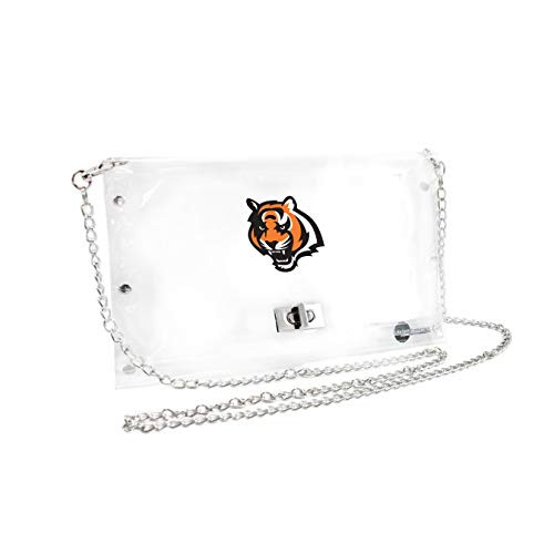 NFL Cincinnati Bengals Clear Envelope Purse NFL Cincinnati Bengals Clear Envelope Purse