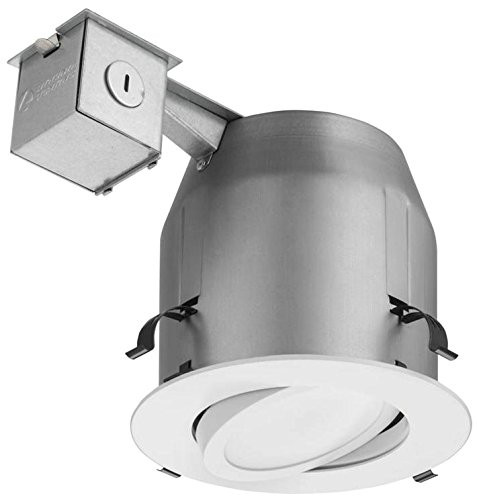 Lithonia Lighting LK5GMW LED M4 Gimbal Kit with Integrated Led, White, 5 inch