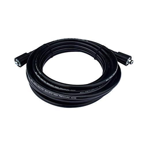 AYTCRNO 1-4 Inch 50 FT Pressure Washer Hose 3200 PSI Hose Replacement with M22-14mm Brass Thread Kink Resistant