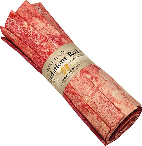 Stonehenge Gradations Brights Hibiscus 10 Fat Quarters Northcott