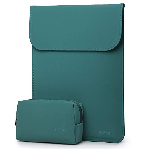 HYZUO 13-13-5 Inch Laptop Sleeve Case Compatible with 13-5 Surface Laptop-Old MacBook Air-Old MacBook Pro Retina 13 2012-2015-Old 12-9 iPad Pro-HP Spectre X360 13  Dark Green