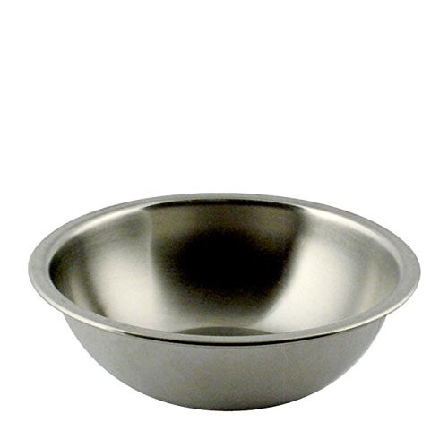 Crestware 20-Quart Stainless Steel Professional Mixing Bowl, 1mm Thick