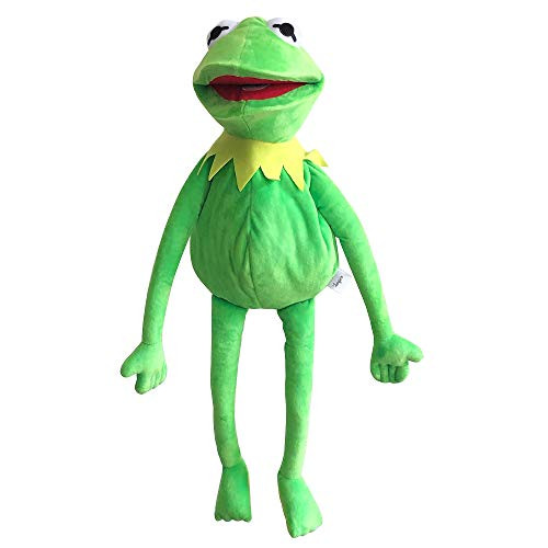 TQWER Kermit Frog Puppet  The Muppets Show  Soft Hand Frog Stuffed Plush Toy  Gift Ideas for Boys and Grils - 24 Inches