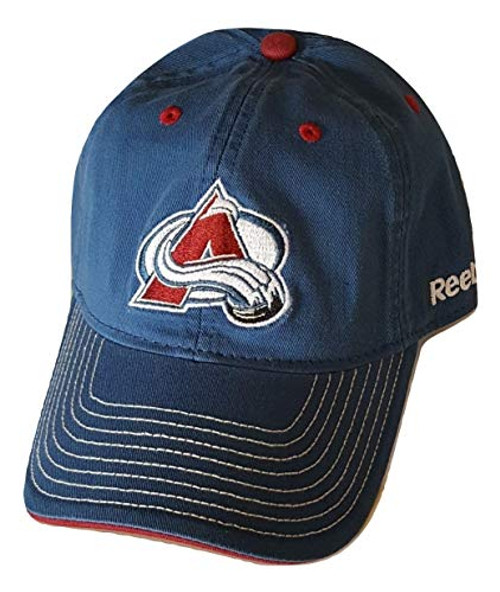 Reebok NHL Colorado Avalanche Cap Adjustable Slouch Hat Quantity- Reebok NHL Colorado Avalanche Cap Adjustable Slouch Hat Quantity-