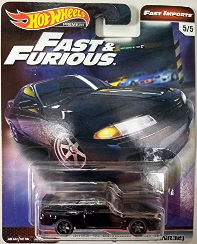 Hot Wheels Nissan Skyline GT-R BNR32  5-5 Premium 2019 Real Riders Fast   Furious Series 1 64 Scale Collectible Die Cast Model Car