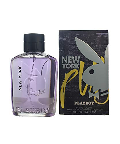 Playboy Fragrances New York Eau De Toilette Spray for Men  3-4 Ounce