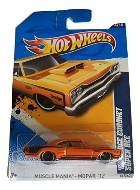 Hot Wheels 2012 84-247- Muscle Mania Mopar  12 4-10 -  69 Dodge Coronet Super Bee