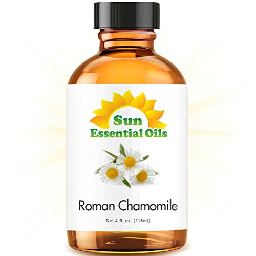 Roman Chamomile Essential Oil Huge 4oz Bottle Bulk Roman Chamomile Oil - 4 Ounce