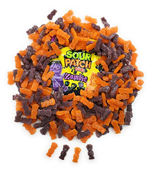 SWEETSOME Sour Patch Kids Zombie Candy - Limited Edition Purple and Orange Halloween Candy - Perfect Chewy Candy for Kids - Sour Candy Bulk 5 Pound Candy Bag