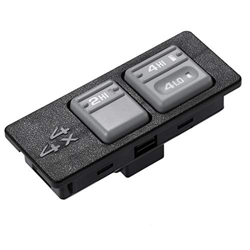SURIEEN 4 Wheel Drive Selector Switch  4WD selector Switch Push Button Switch Replace 15969707 19168766 for 4WD Transfer Case Switch  Fits for Silverado Sierra Tahoe Yukon Blazer 1996-1999