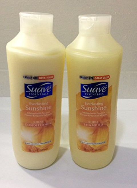 Suave Essentials Everlasting Sunshine Shampoo and Conditioner Set 30 fl- oz- Suave Essentials Everlasting Sunshine Shampoo and Conditioner Set 30 fl- oz-