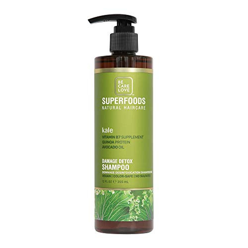 Be Care Love SuperFoods Damage Detox Shampoo  Kale  12 Fl Oz