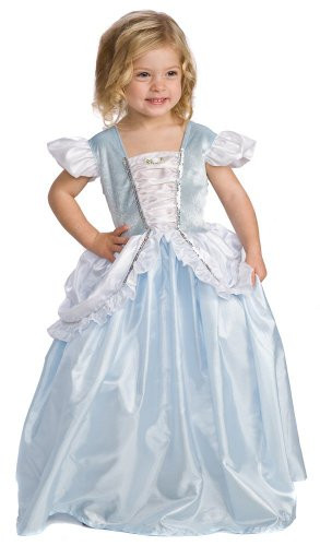 Little Adventures Original Cinderella Princess Dress Up Costume - Size Small Age 1-3