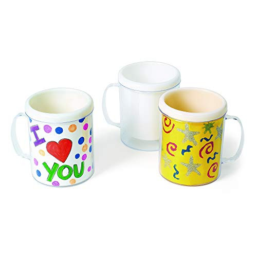 Colorations Design Your Own Mugs - Set of 12 (Item # 12MUGS)