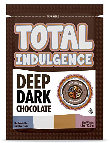 Gourmet Hot Chocolate Packets - Total Indulgence Deep Dark Chocolate Hot Cocoa Powder  Indulgent Dark Chocolate Hot Chocolate Mix  44 Hot Cocoa Packets with 42 Grams of Hot Cocoa Mix in Each Pouch