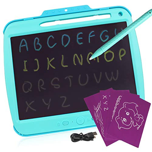 Binen Kids Drawing Pad Doodle Board  9 inch Colorful Toddler Scribbler Board Erasable  LCD Writing Tablet Drawing Board Educational Drawing Tablet Learning Toys Gifts for 3 4 5 6 Year Old Girls Boys