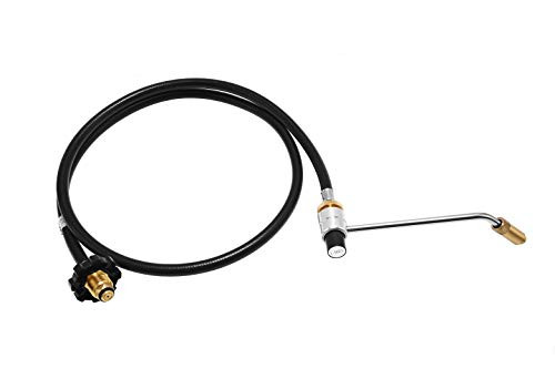 LS BABQ 5 Ft Propane Adapter Hose 1 lb to 20 lb Converter and Gas Regulator fit for Coleman Propane Gas Stoves 5430 Grills  Gas Stove Regulator Part Connector Fitting Replacement Kit