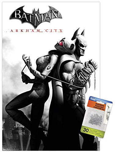 DC Comics VIdeo Game - Arkham City - Catwoman Wall Poster with Push Pins