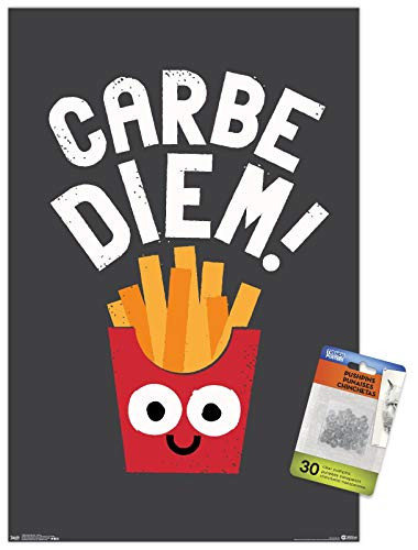 David Olenick - Carbs Wall Poster with Push Pins