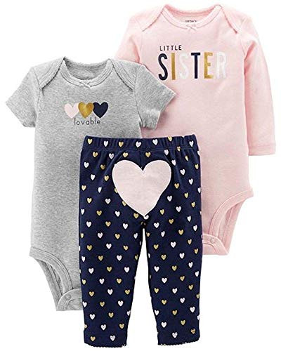 Carter s Baby Girls 3-Piece Little Character Set Little Sister  24 Months