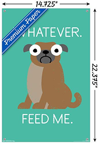 David Olenick - Feed Me Wall Poster with Push Pins