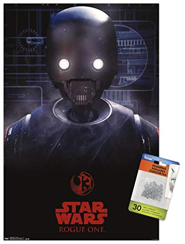 Star Wars  Rogue One - K2SO Wall Poster with Push Pins