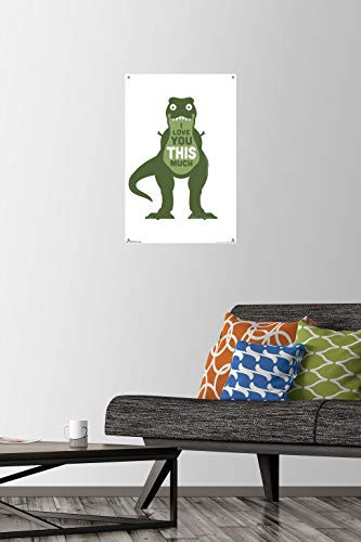 David Olenick - Love You Wall Poster with Push Pins