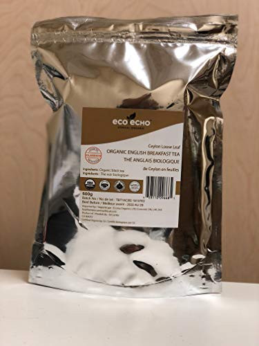 Organic Ceylon Black Tea-English Breakfast Loose Leaf 500g 1-1Lb