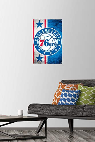 NBA Philadelphia 76ers - Logo 15 Wall Poster with Push Pins