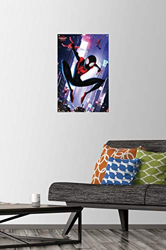 Marvel Spider-Man - Into The Spider-Verse - Street Wall Poster with Push Pins