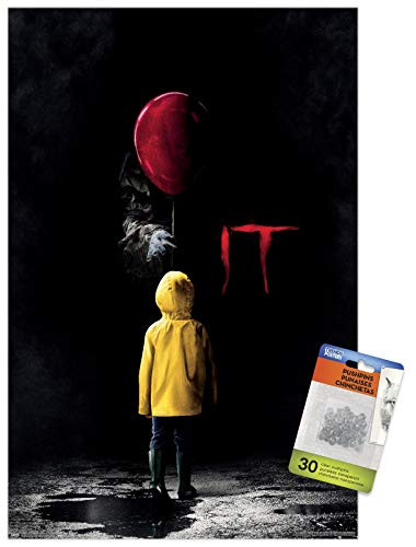 IT - Teaser One Sheet Wall Poster with Push Pins