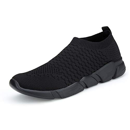 WXQ Women s Running Lightweight Breathable Casual Sports Shoes Fashion Sneakers Walking Shoes All Black 42