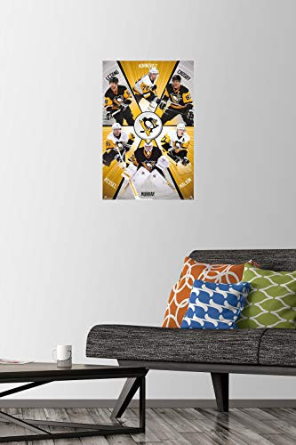 NHL Pittsburgh Penguins - Team 16 Wall Poster with Push Pins