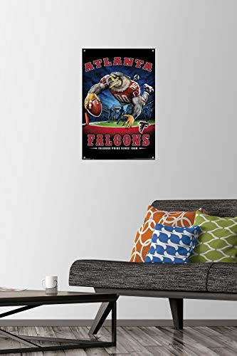 NFL Atlanta Falcons - End Zone 17 Wall Poster with Push Pins
