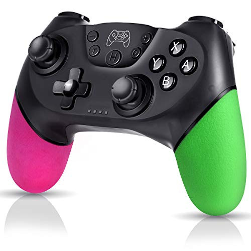 Wireless Controller for Nintendo Switch  NFC Function Switch Bluetooth Controller  Remote for Switch Joystick Gamepad with Adjustable Turbo Dual Shock Gyro Axis PC Compatible