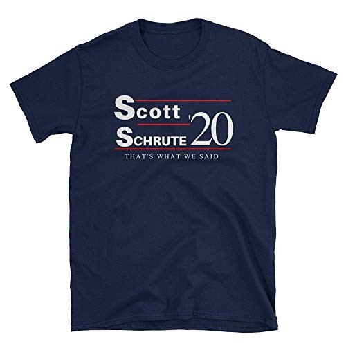 Michael Scott Dwight Schrute The Office 2020 Shirt  Tshirt for The Office Fans  That s What She Said Shirt for Men and Women Navy