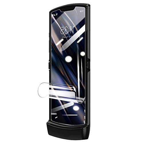 Compatible with Moto Razr 5G Screen Protector 2 Pack inside Transparent Screen Protector Soft Skin Clear Protective Film for Motorola Moto Razr 5G 2020 Compatible with Moto Razr 5G Screen Protector 2 Pack inside Transparent Screen Protector Soft Skin Clear Protective Film for Motorola Moto Razr 5G 2020