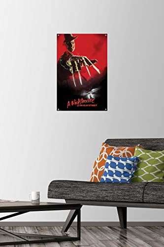A Nightmare On Elm Street - One Sheet Wall Poster with Push Pins