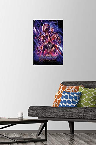 Marvel Cinematic Universe - Avengers - Endgame - One Sheet Wall Poster with Push Pins
