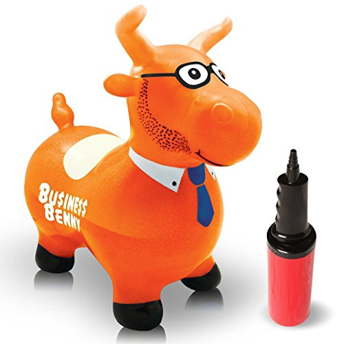 WALIKI Toys Bouncy Horse Business Benny (Inflatable Animal Hopper, Hopping Horse, Riding Horse for Kids, Orange, Pump Included) WALIKI Toys Bouncy Horse Business Benny (Inflatable Animal Hopper, Hopping Horse, Riding Horse for Kids, Orange, Pump Included)
