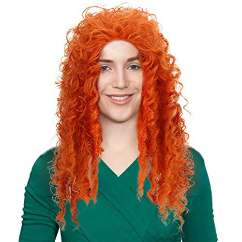 Long Orange Curly Princess Wig-Woman Girl Synthetic Anime Cosplay Fluffy Hair Wigs for Party Costume Halloween Christmas Long Orange Curly Princess Wig-Woman Girl Synthetic Anime Cosplay Fluffy Hair Wigs for Party Costume Halloween Christmas