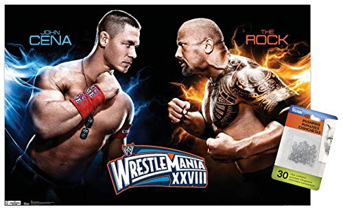 WWE - WrestleMania XXVIII Wall Poster with Push Pins
