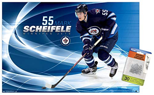 NHL Winnipeg Jets - Mark Scheifele 14 Wall Poster with Push Pins
