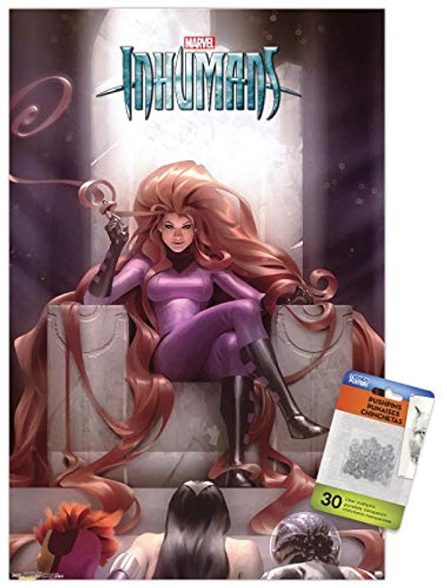 Marvel Comics TV - Inhumans - Medusa Wall Poster with Push Pins