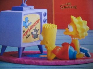 QXI2264 TV Time! The Simpsons 2008 Hallmark Keepsake Magic Ornament