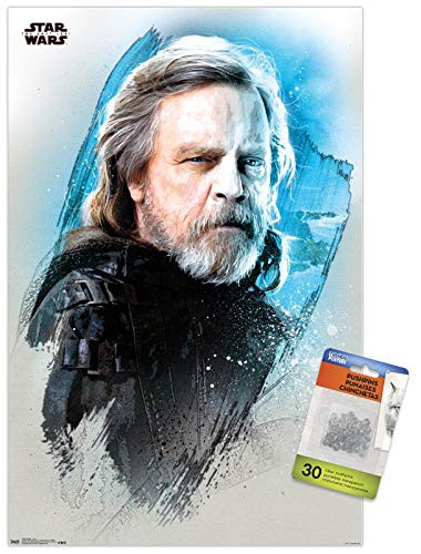 Star Wars  The Last Jedi - Luke Wall Poster with Push Pins